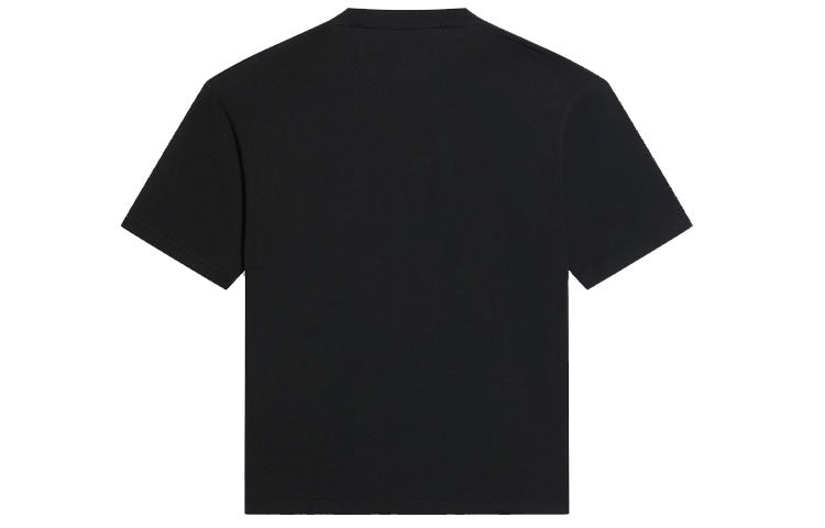 Футболка Balenciaga Retail Therapy T-Shirt Medium Fit 'Black Yellow', черный — фото 2