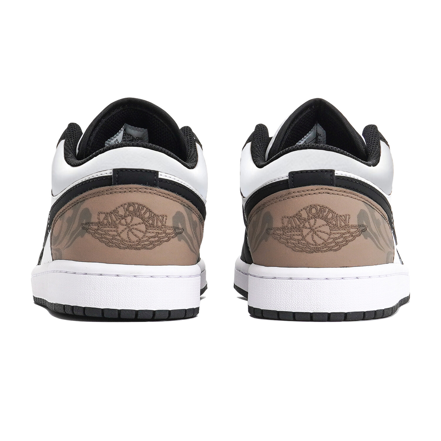 Кроссовки Air Jordan 1 Vintage Basketball Shoes Men Low-top Coffee, белый — фото 3