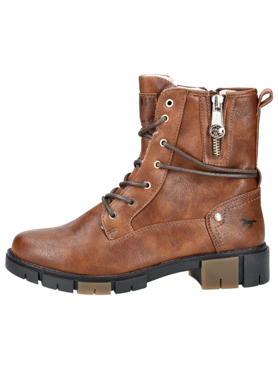 Ботильоны на шнуровке MUSTANG Lace-Up Ankle Boots, цвет chestnut brown — фото 2