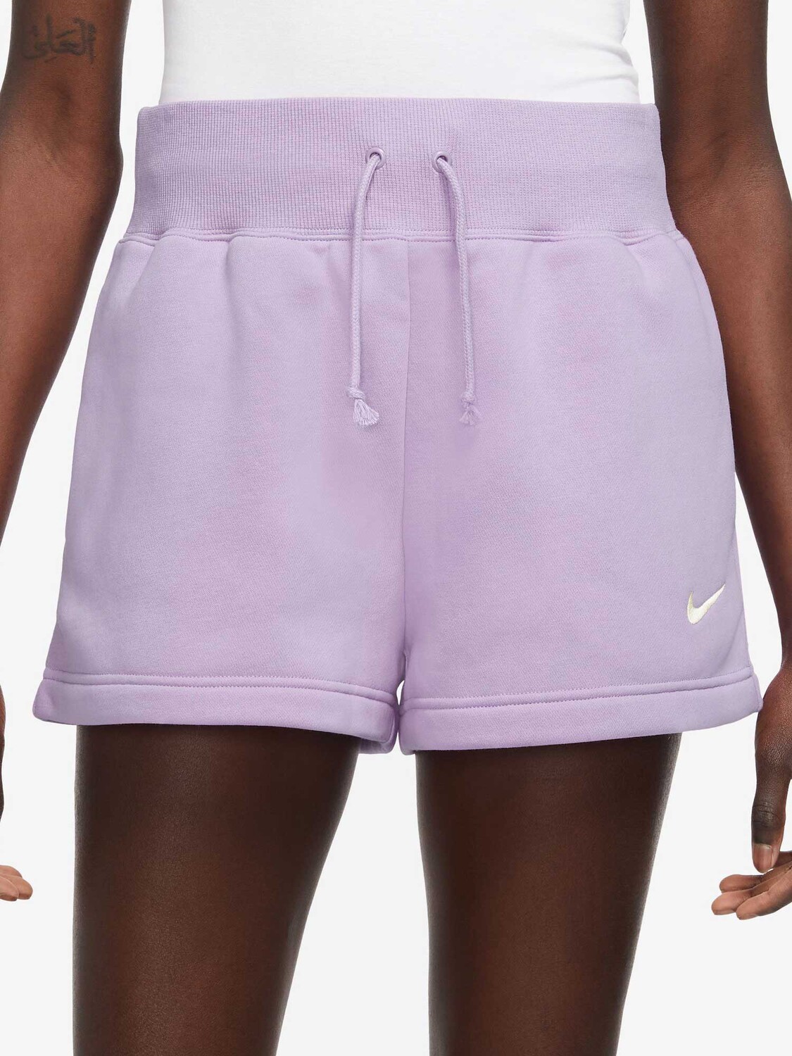 

Шорты Nike W NSW PHNX FLC HR SHORT, фиолетовый