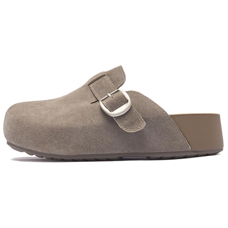 AGSDON Биркеншток стиль туфли 5 см женские серые, цвет Gray[5cm]