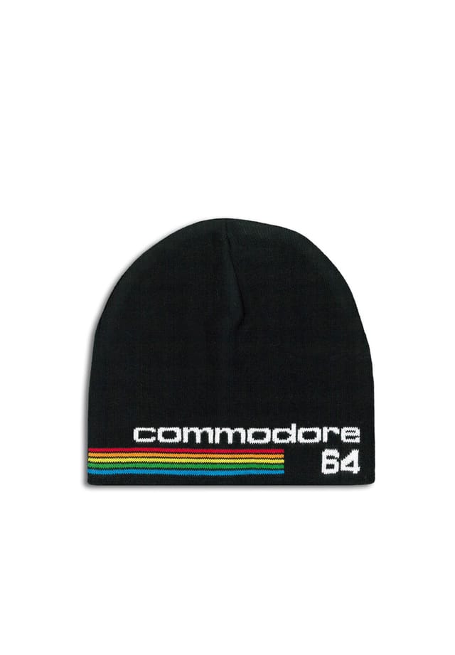 

Вязаная шапка коммодор - c64 Logoshirt, черный