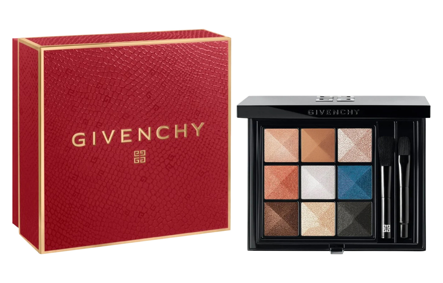 

Ограниченное новогоднее издание теней для век девять цветов легко растушевываются контурирующий усилитель глаз 8г Givenchy