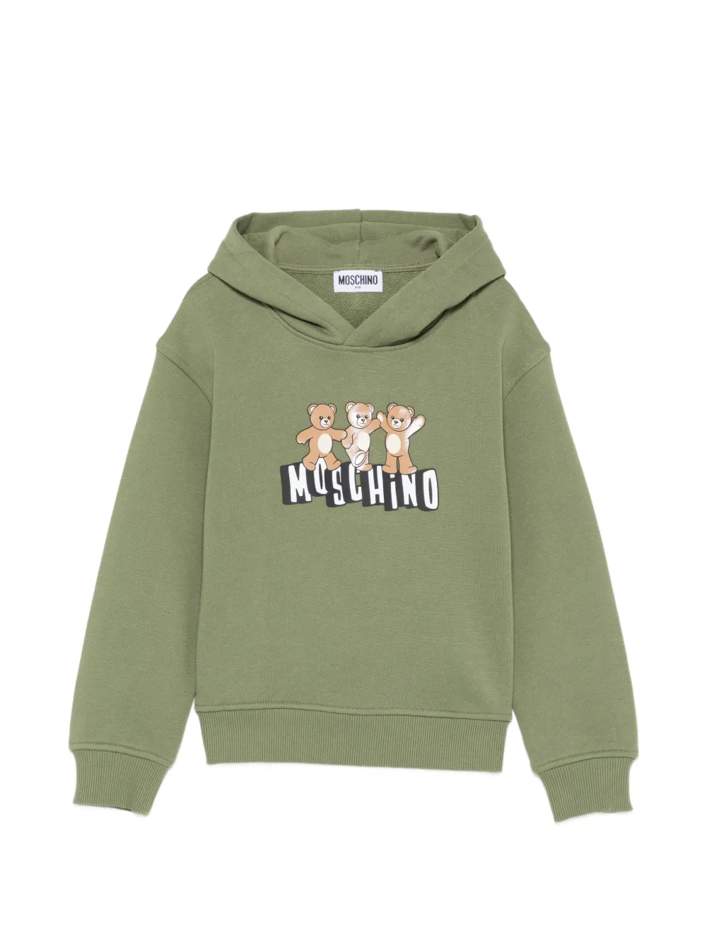 

Худи "Тедди Бир" Moschino Kids, зеленый