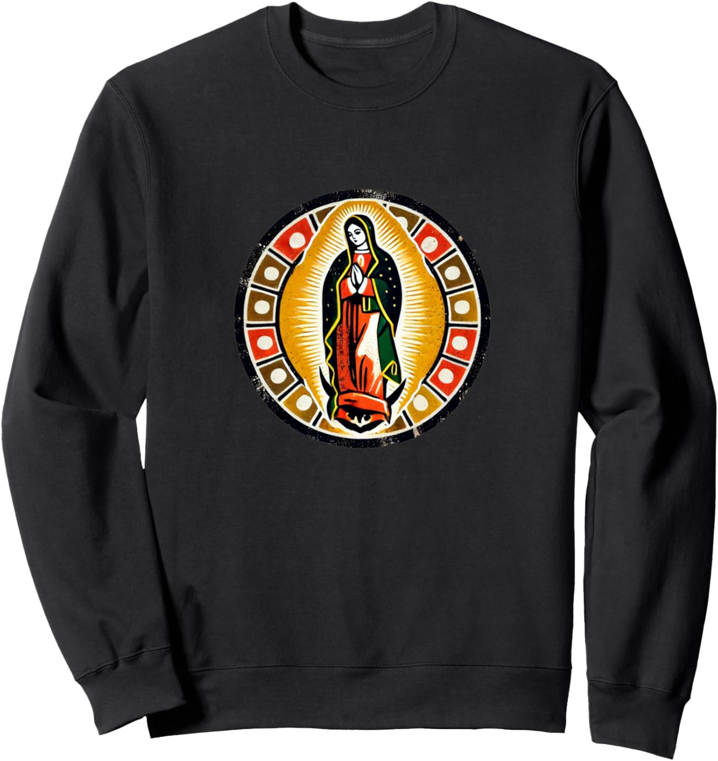 

Толстовка Богоматери Гваделупской Art Nuestra Senora de Guadalupe Vintage Women Art Snugg, черный