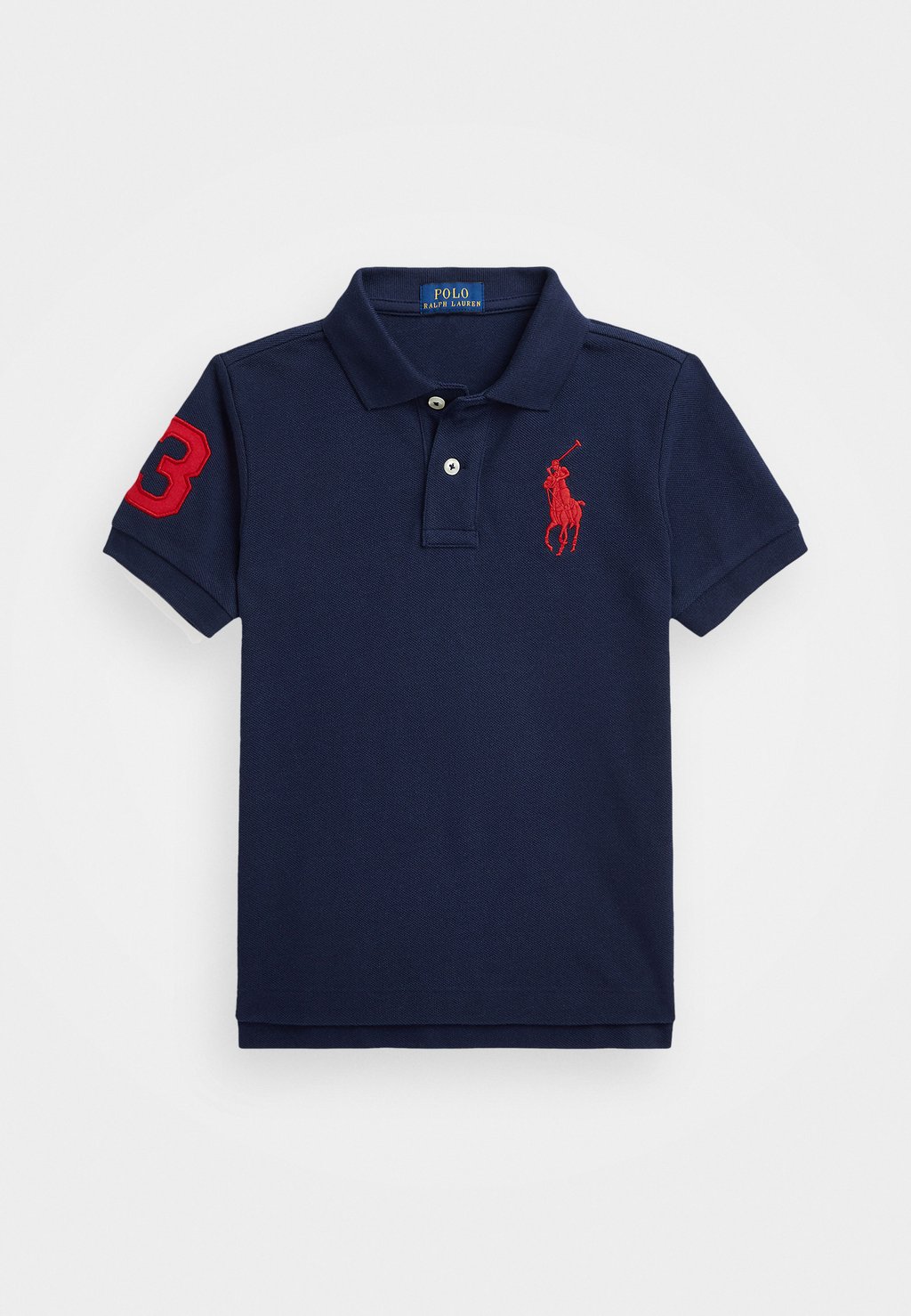 

Поло BIG PONY COTTON MESH POLO SHIRT Ralph Lauren, синий