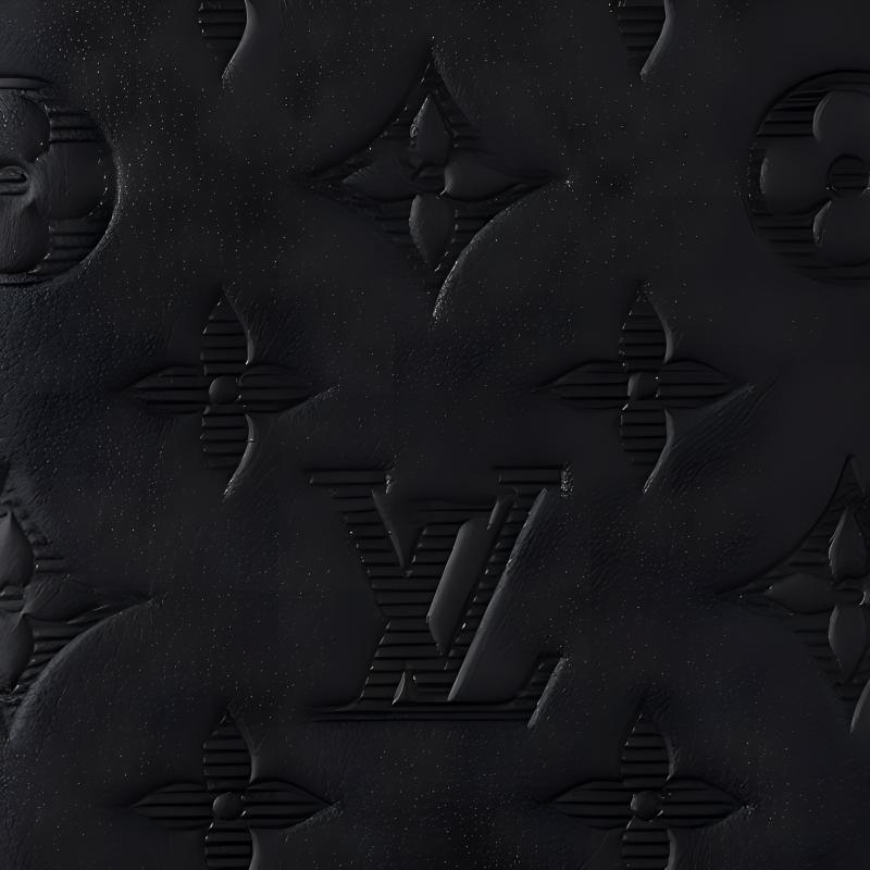 Паспортник Monogram Shadow Embossed Cow Leather мужской черный LOUIS VUITTON — фото 4