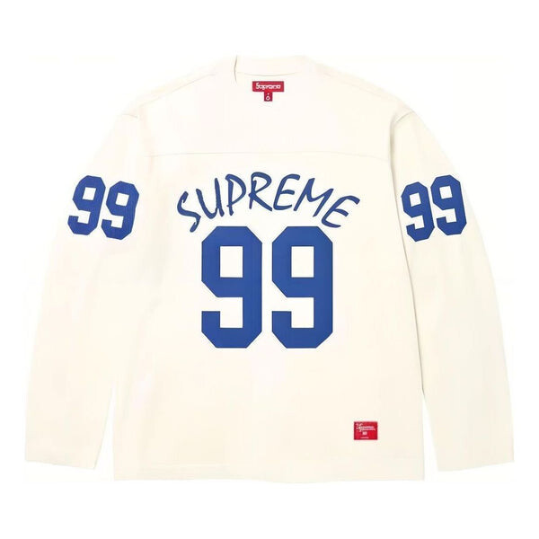 

Футболка 99 l/s football t-shirt 'white blue' Supreme, белый