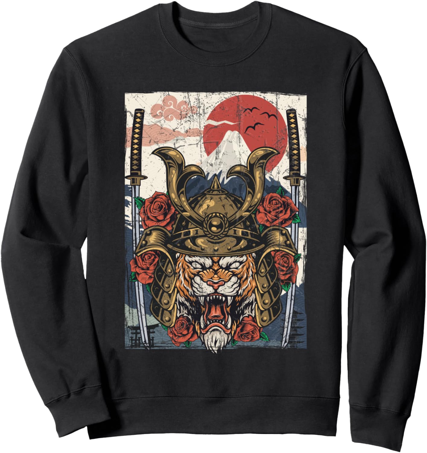 

Футболка с надписью «Японская культура, аниме, самурай, тигр, воин, кодекс бусидо», черная Japan Life Tees