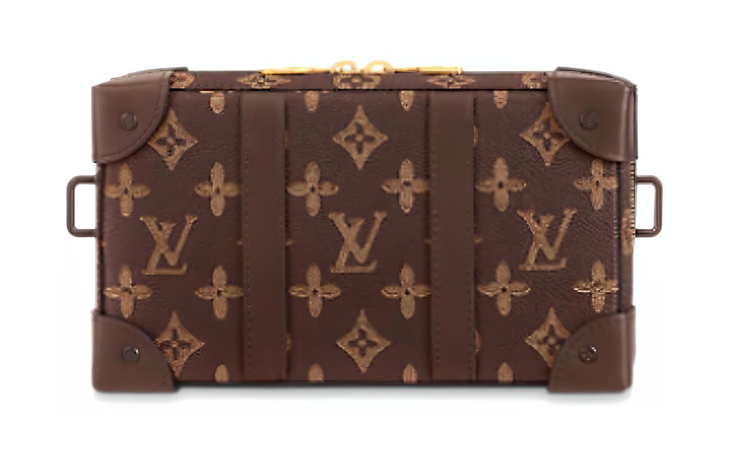 Мягкий носимый кошелек-слинг с монограммой коричневый LOUIS VUITTON — фото 2