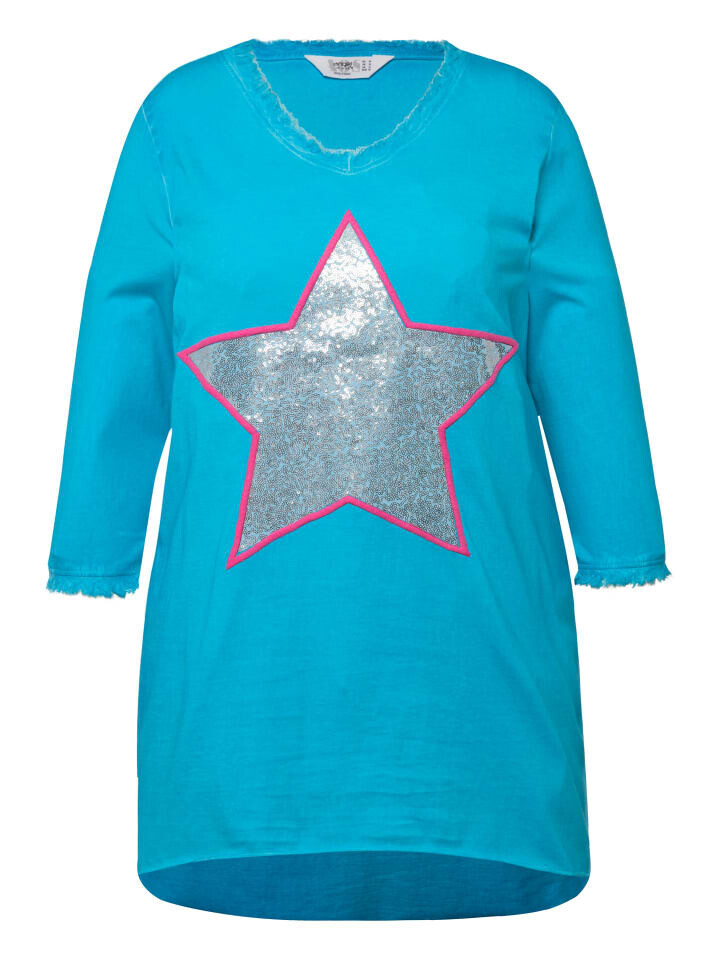 

Футболка Angel of Style Longshirt, бирюзовый