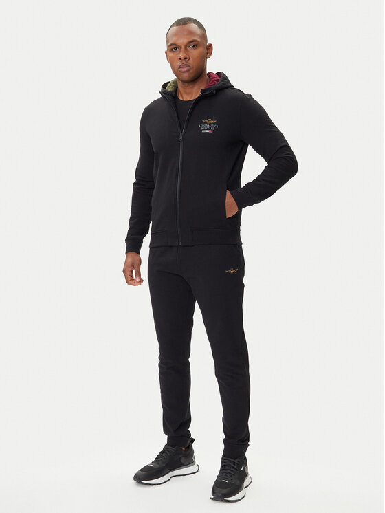 

Спортивный костюм regular fit 252TF0102UF00662 Aeronautica Militare, чёрный