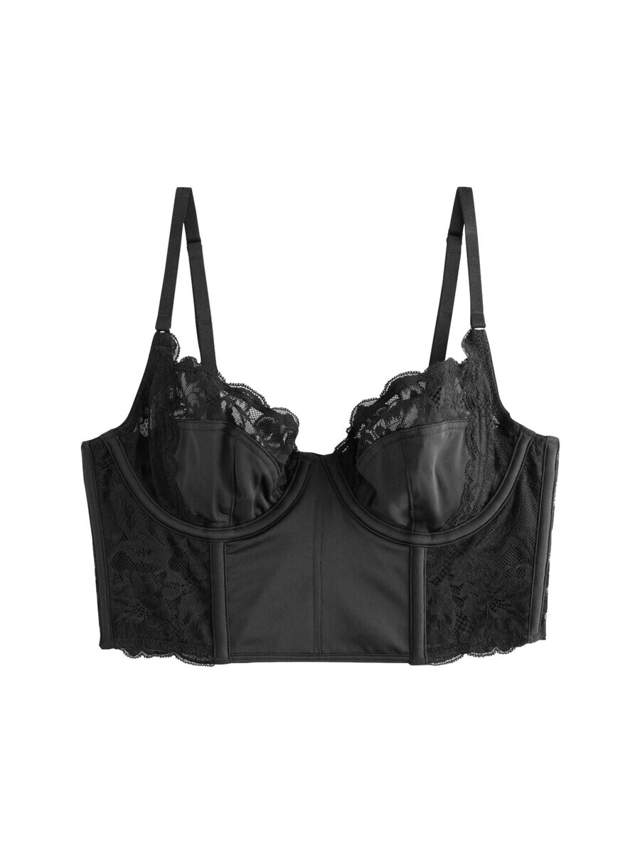 

Бюстгальтер на косточках Next Bralette Bra, черный