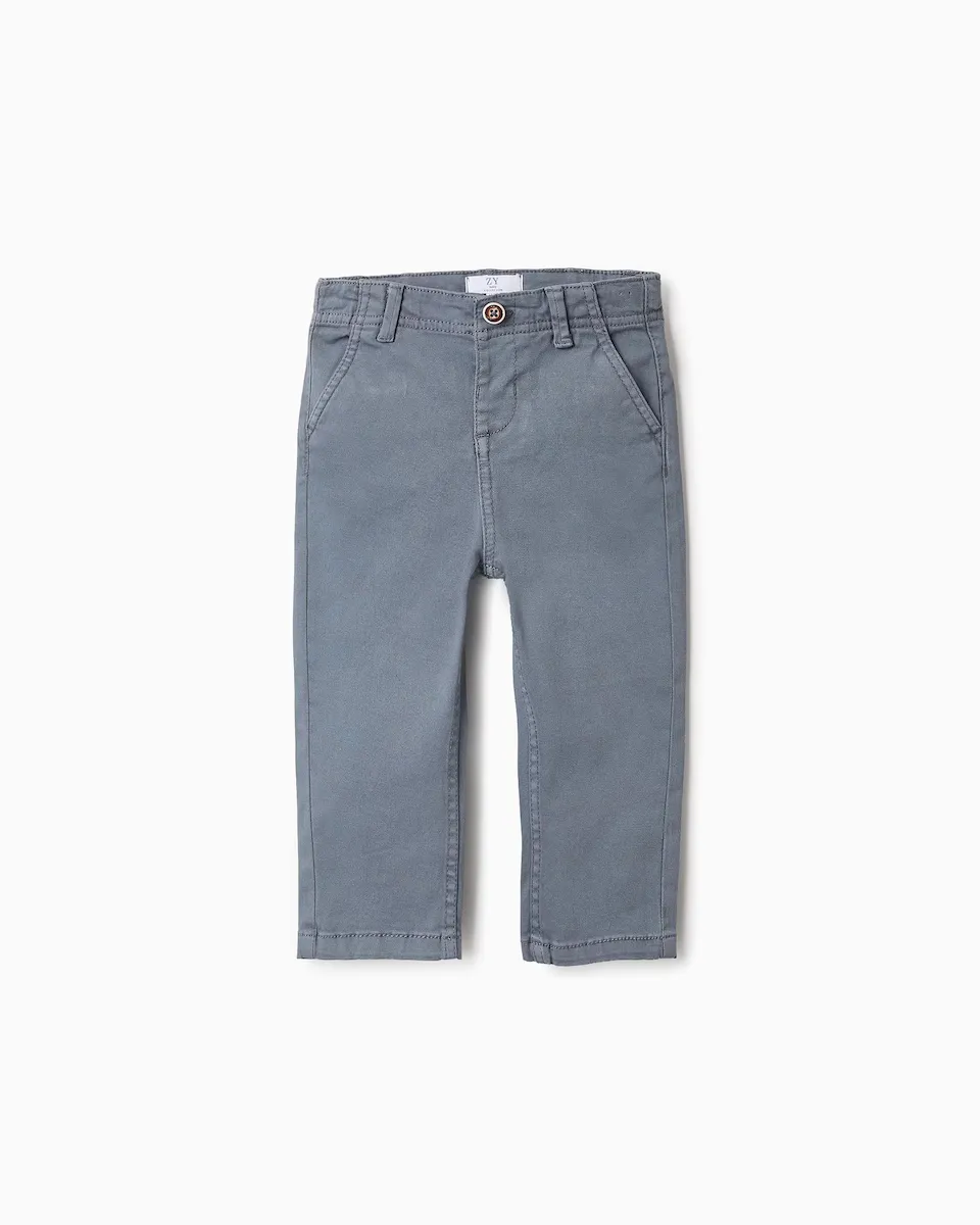 

Саржевые штаны для мальчика с регулируемой талией Zippy, синий