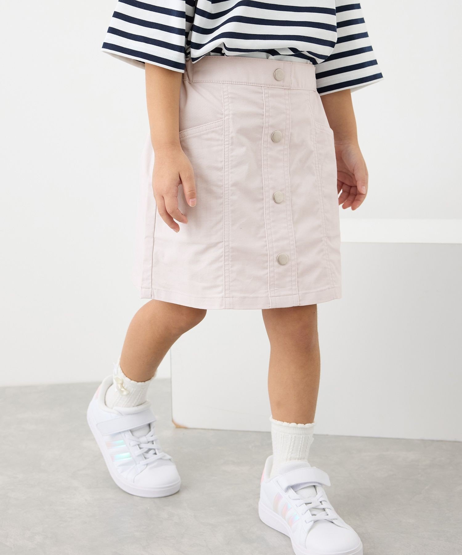Юбка на пуговицах спереди с брюками внутри ROPE' PICNIC KIDS, Pink (63)