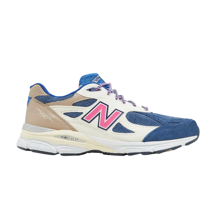 

Кроссовки New Balance Kith x 990v3 Made in USA, синий