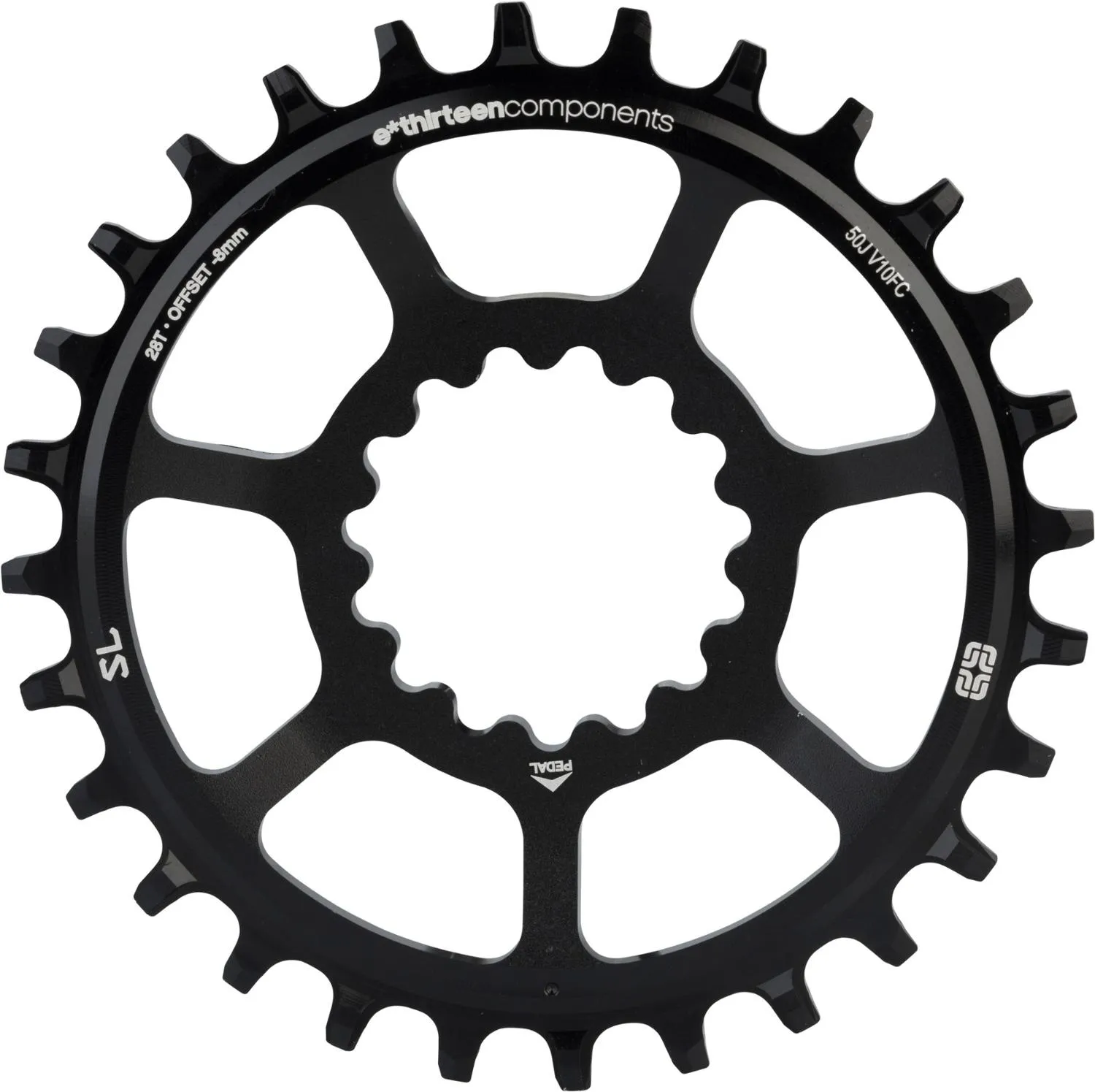 

Прямомонтажные направляющие кольца SL ethirteen, Black