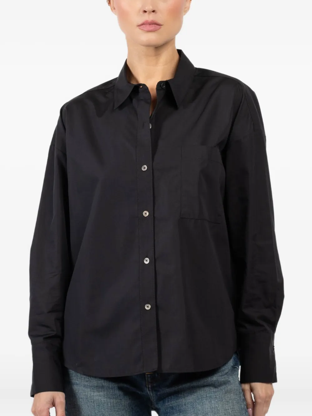 

Хлопковая рубашка Arlo Mott, черный