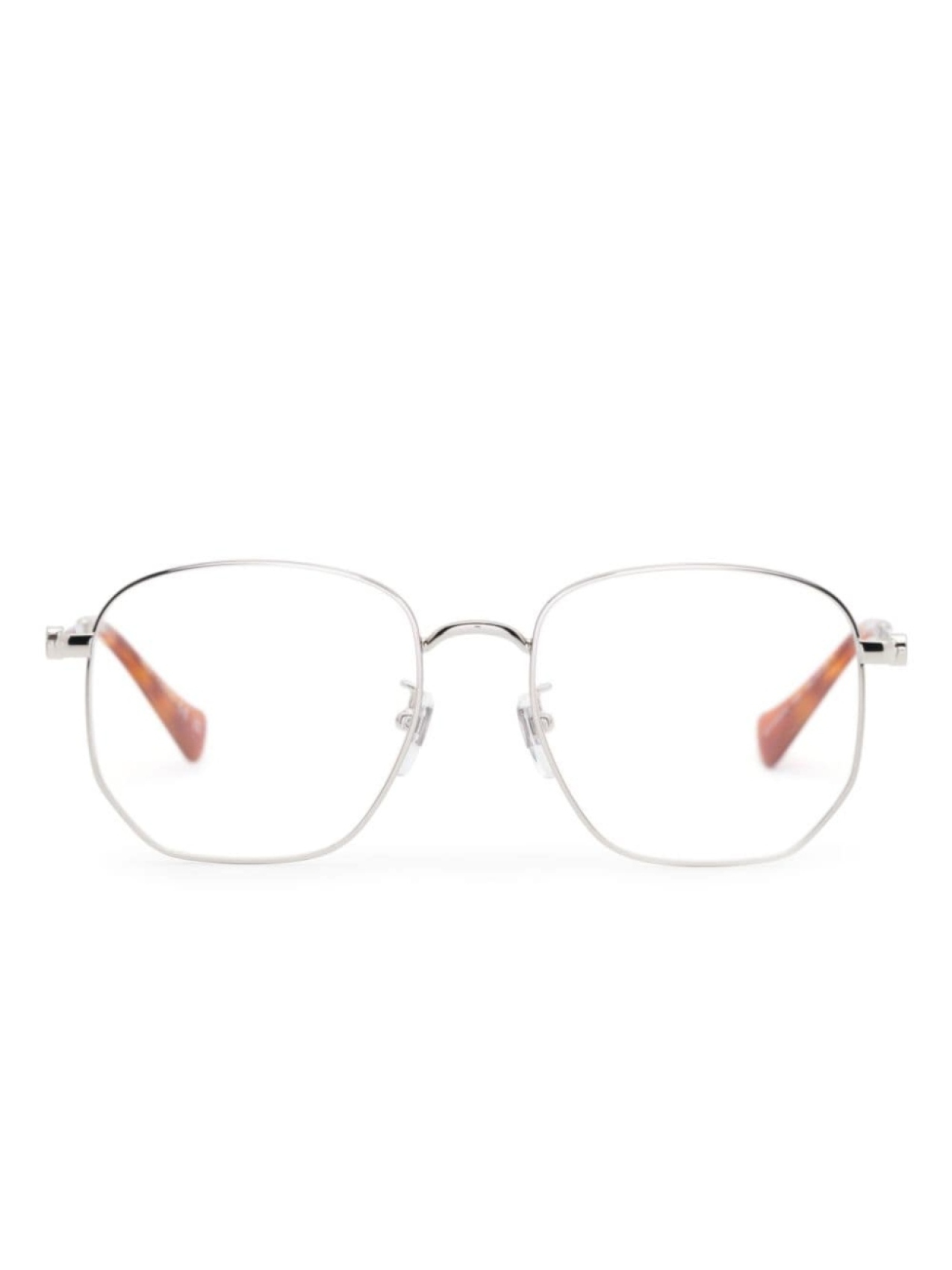 

Gucci Eyewear очки GG1420OK в массивной оправе, серебристый