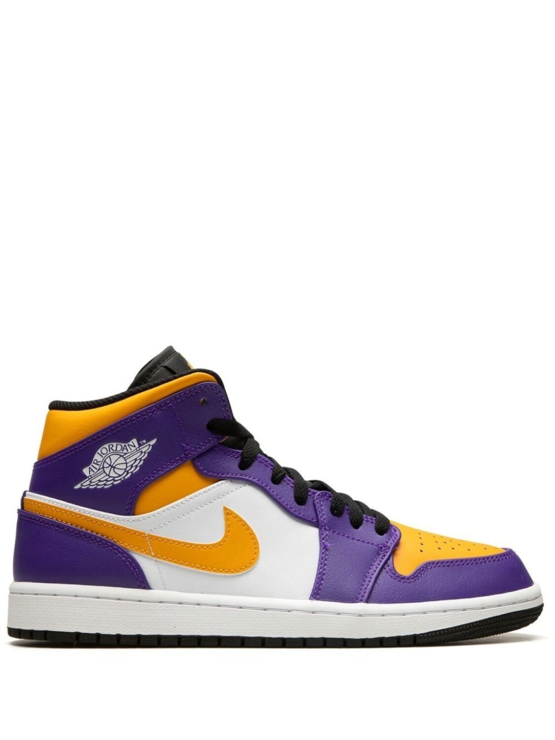 

Jordan кроссовки Air Jordan 1 Mid Lakers, фиолетовый