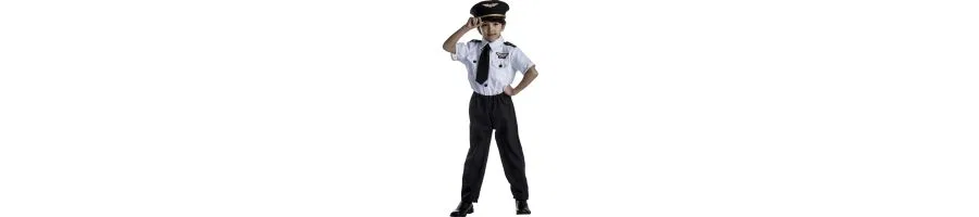 Детский костюм пилота Dress Up America, белый/черный — фото 2