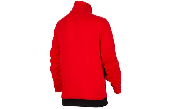 Толстовка Nike B Nike Sportswear Club HALF ZIP University Red, красный — фото 2