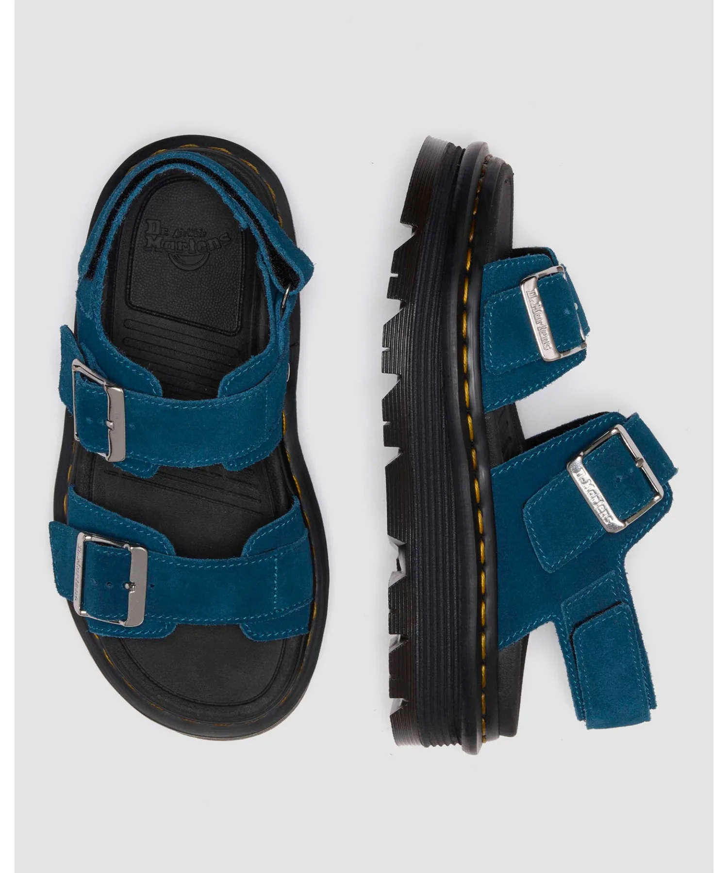 Мужские/женские сандалии Dr. Martens ZEBZAG на толстой подошве — фото 2