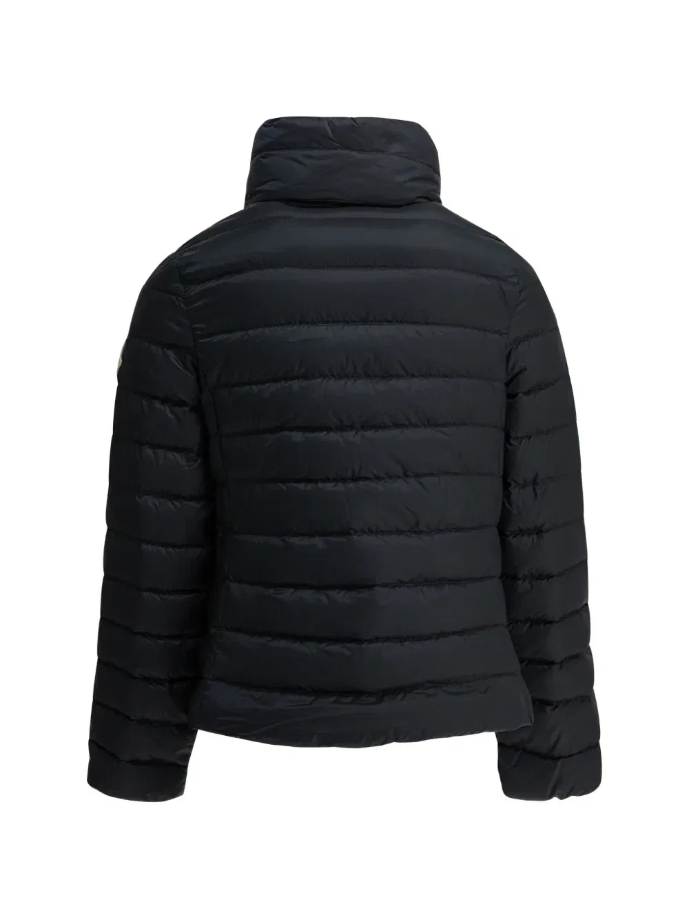 Стеганое пальто с капюшоном Moncler Enfant, черный — фото 2