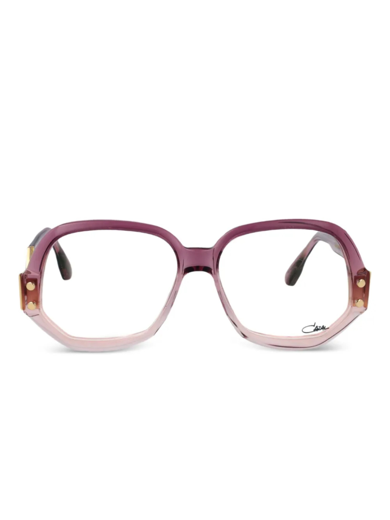 

Cazal geometric-frame очки, фиолетовый