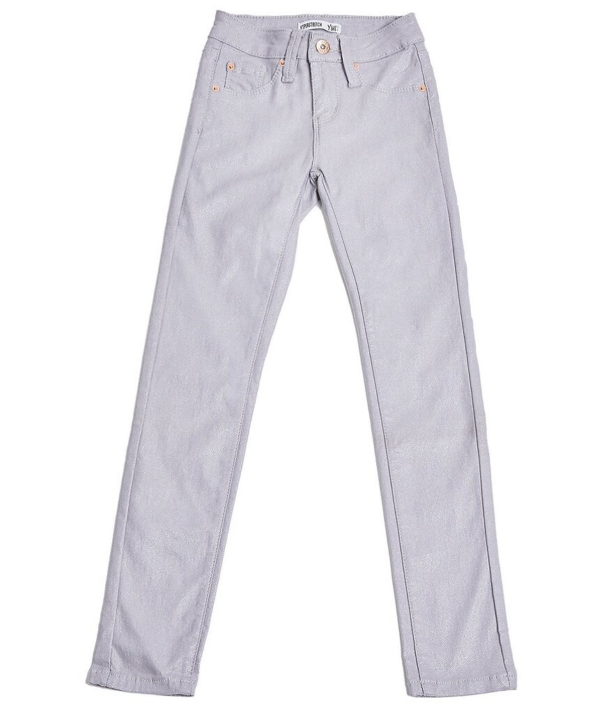 

Джинсовая одежда YMI Джинсы скинни Hyper Stretch для больших девочек 7–14 лет YMI Jeanswear, серебро