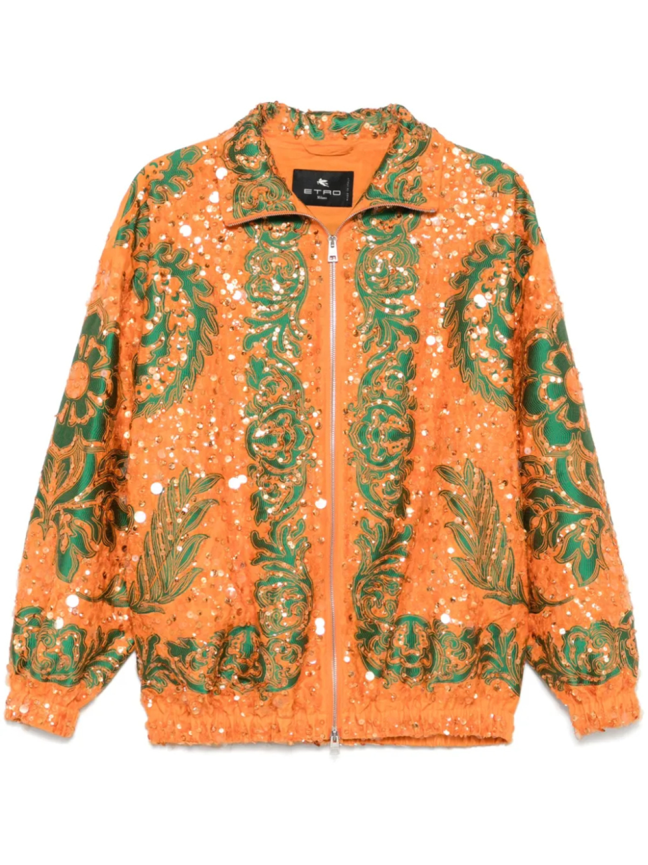 

ETRO бомбер с пайетками, оранжевый