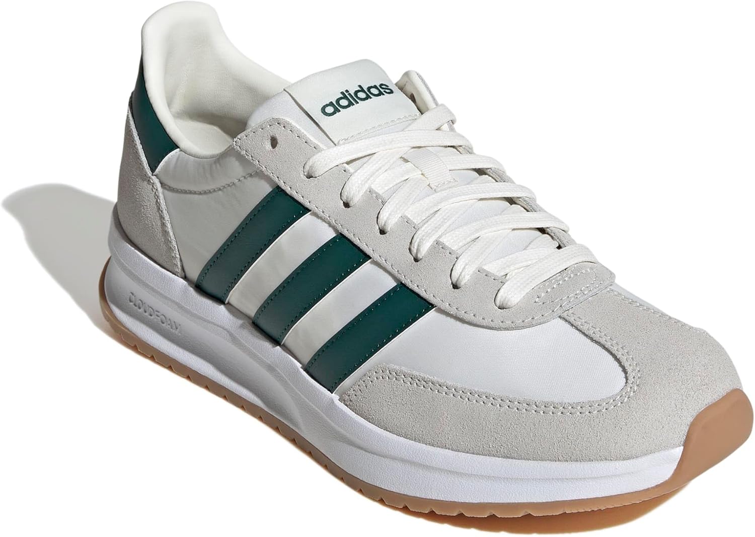 Мужские кроссовки adidas Run 70s 2.0, белый/слоновая кость/зеленый — фото 3