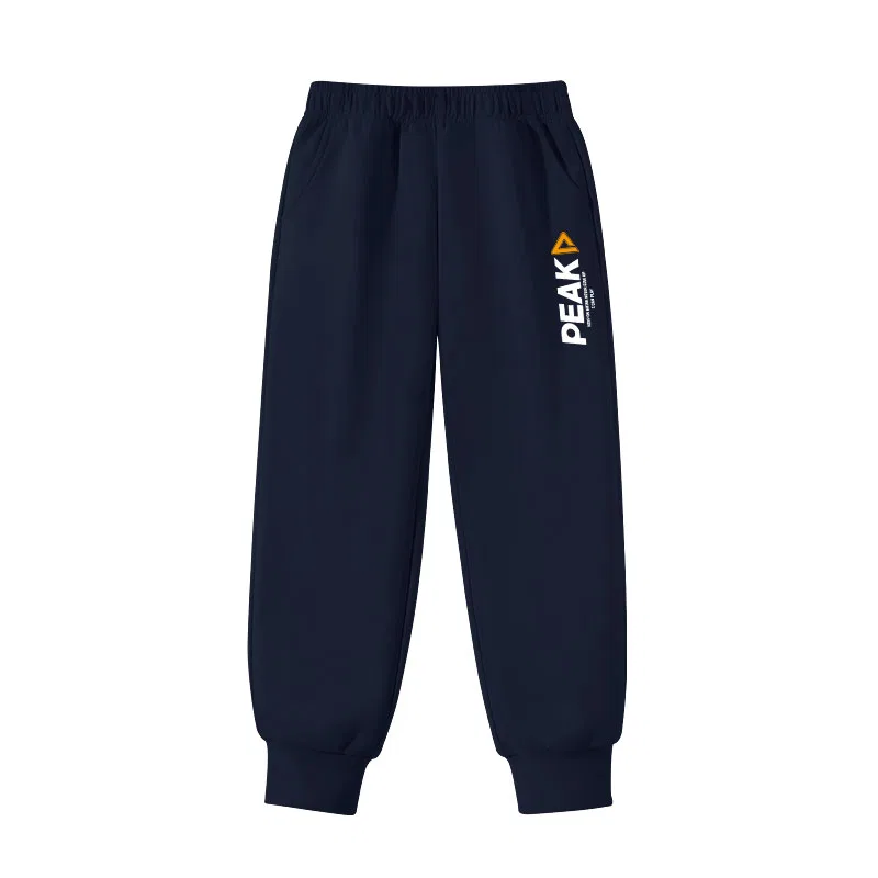 Спортивные штаны для детей Light Heather Gray/PK Yellow White Label K PEAK — фото 4