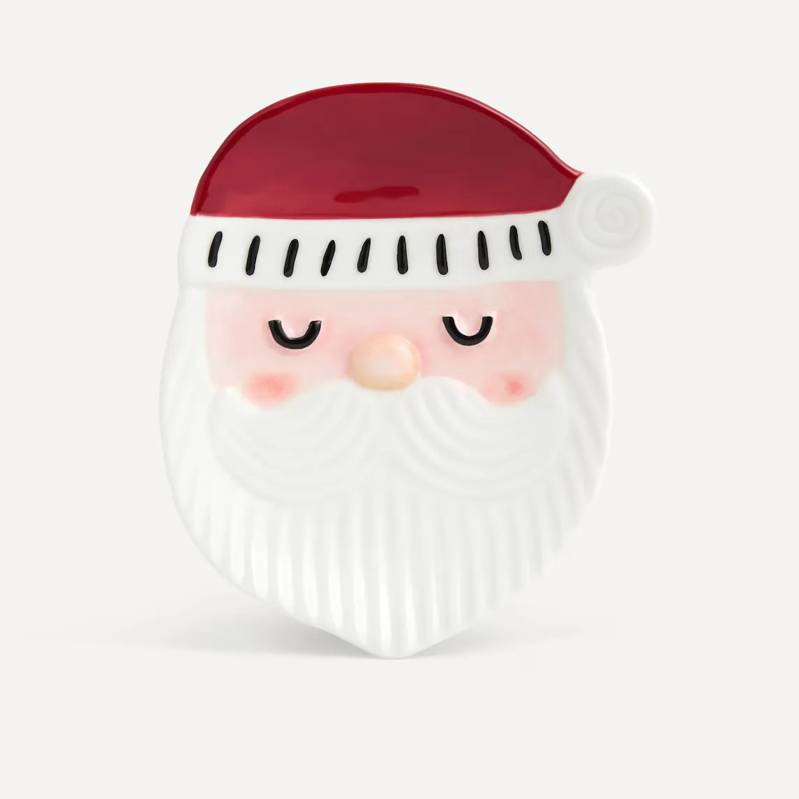 

Керамическая тарелка для хлеба Villa Navidad El Corte Inglés, красный