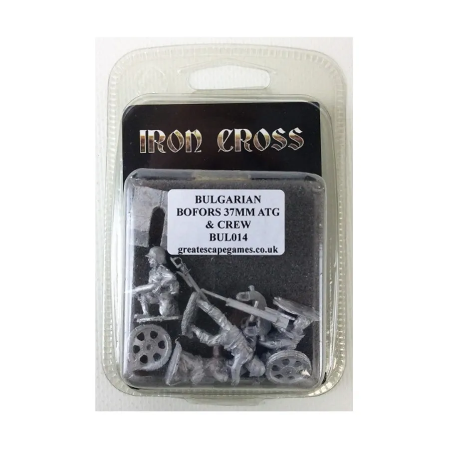 

Болгарский Bofors 37mmm ATG & Crew, Iron Cross Miniatures - Bulgarians (28mm)