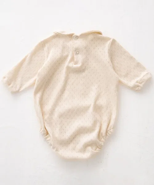 Боди с ажурным узором из органического хлопка Pompkins Baby — фото 3