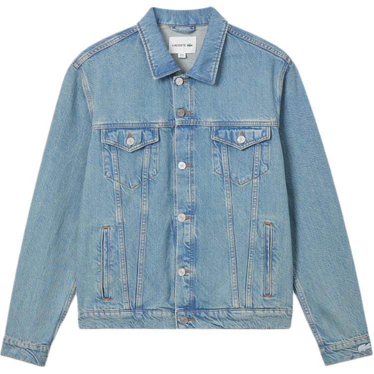 

LACOSTE Джинсовая куртка мужская MKU в светло-голубом дениме, MKU/Light Denim Blue