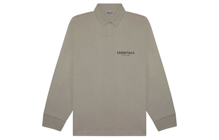 

ФУТБОЛКА ПОЛО унисекс Fear of God Essentials, Серо-коричневый