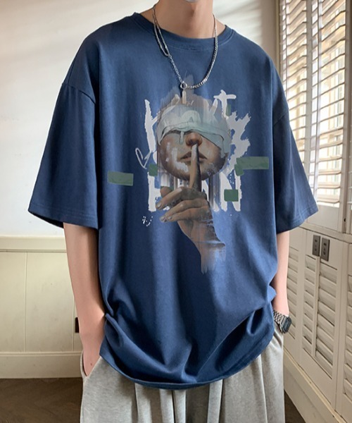 

Футболка, крой MGV, синяя