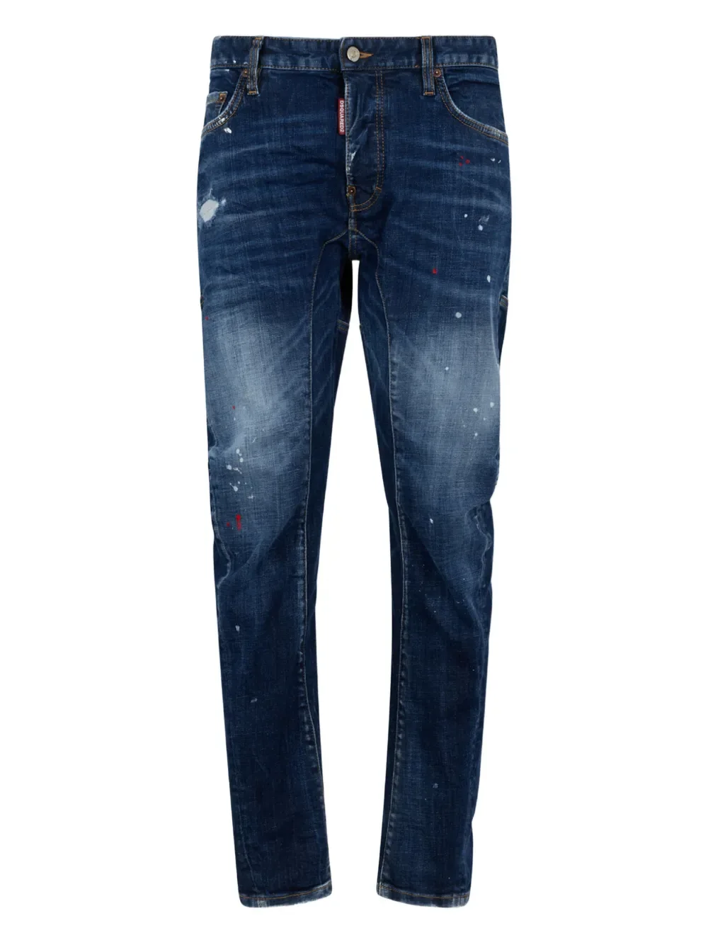 Джинсы в горох DSQUARED2, синий