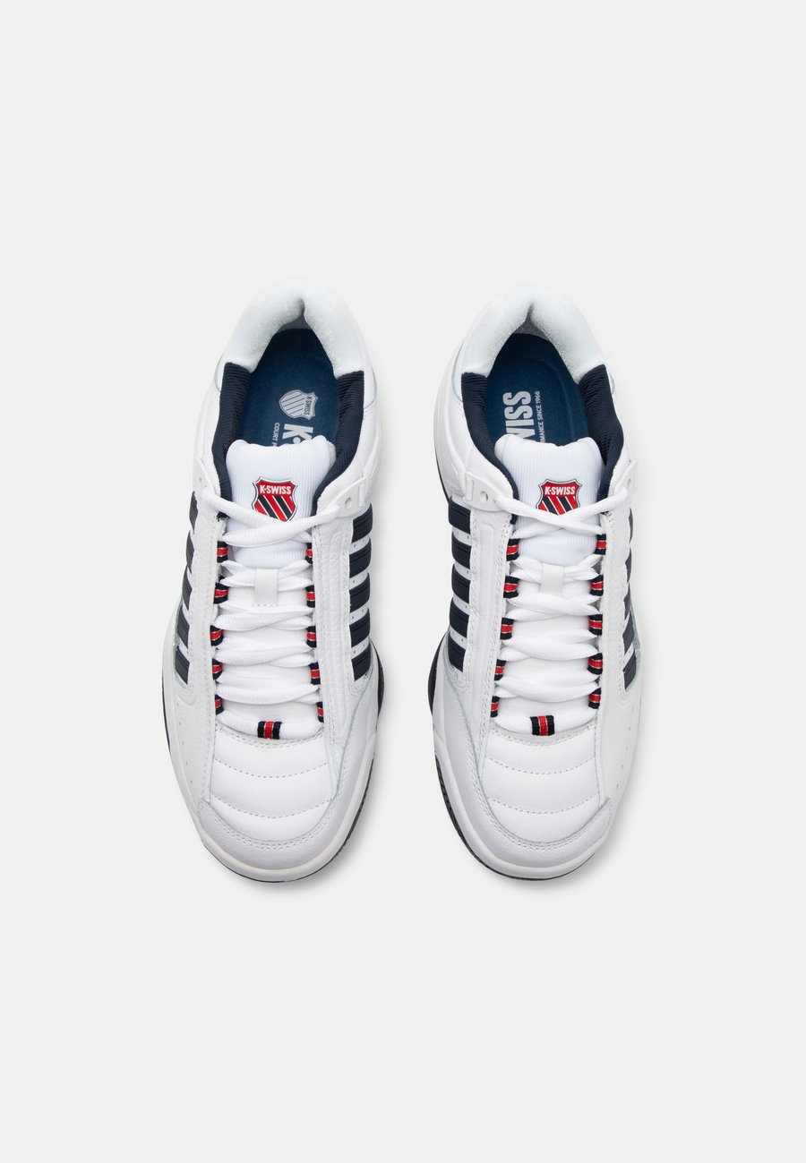 Кроссовки K-SWISS DEFIER RS, White/Dress Blues/Fiery Red/White — фото 4
