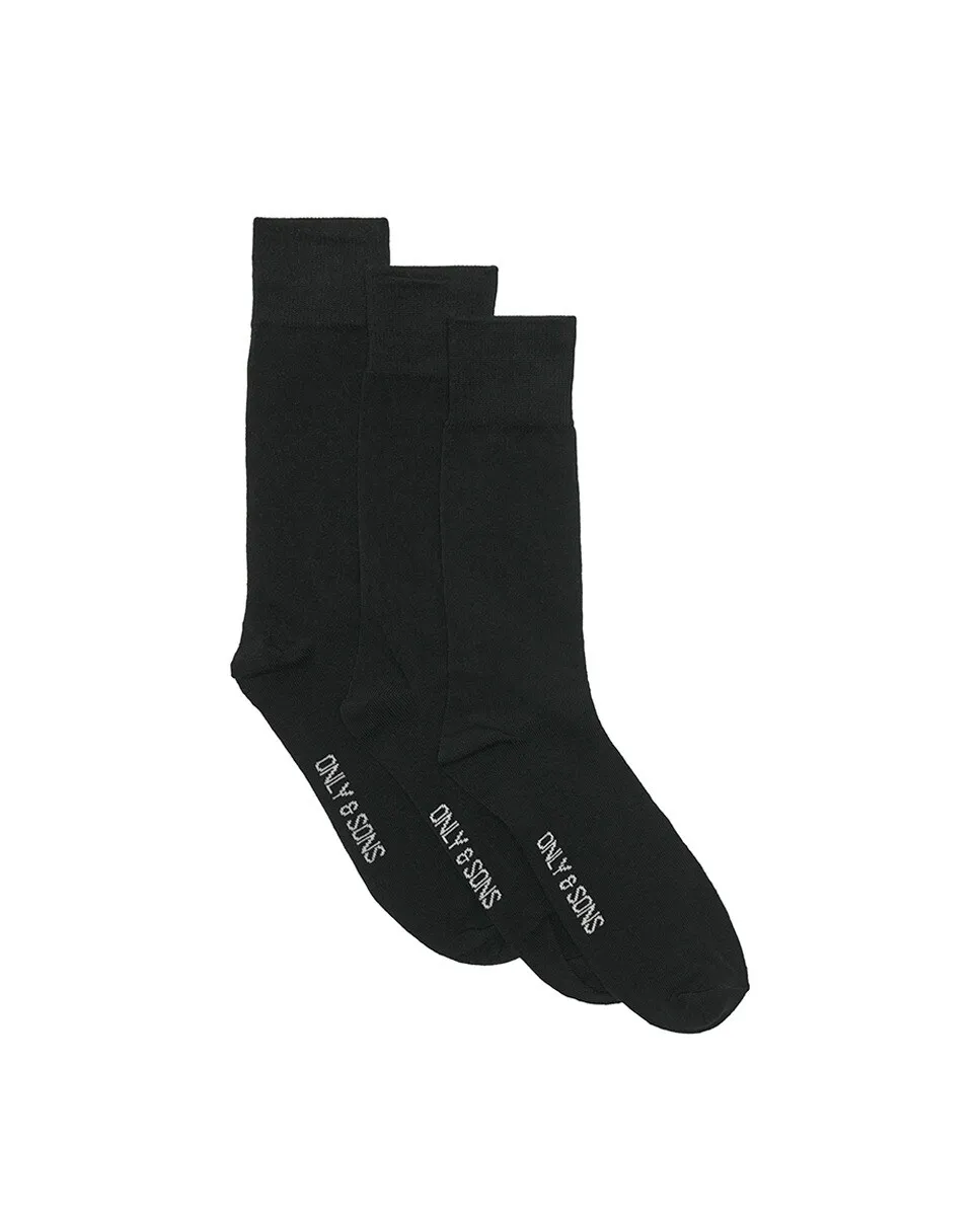 

Черные мужские короткие носки Only & Sons, черный