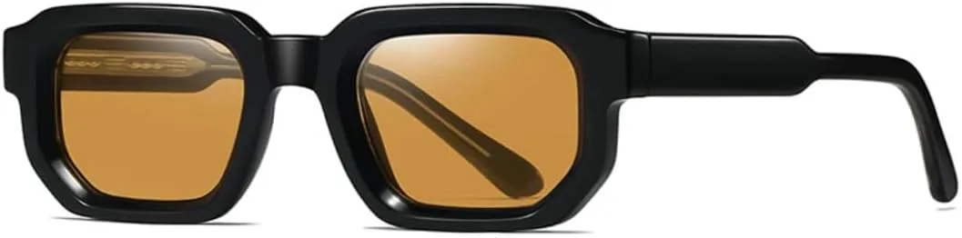 

Ретро-модные солнцезащитные очки для женщин и мужчин, классический винтажный стиль, защита от УФ-излучения UV400, для активного отдыха VFDHN, Black Brown