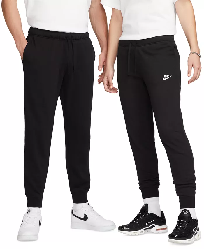 Женские спортивные брюки Club Fleece Mid-Rise Joggers Nike, черный — фото 3