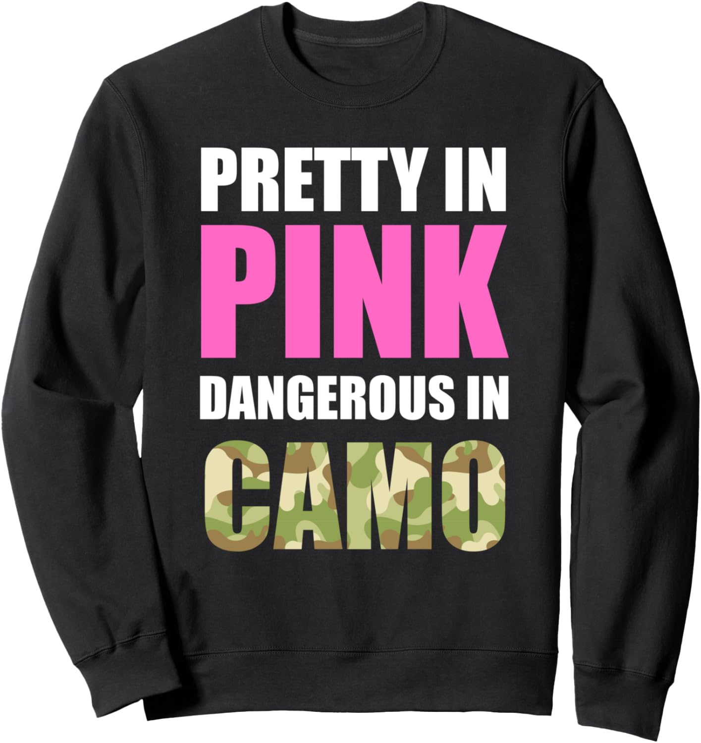 

Милый камуфляжный дизайн, толстовка Pretty In Pink Dangerous In Camo, черная Camouflage Fatigue Apparel, Черный, Милый камуфляжный дизайн, толстовка Pretty In Pink Dangerous In Camo, черная Camouflage Fatigue Apparel