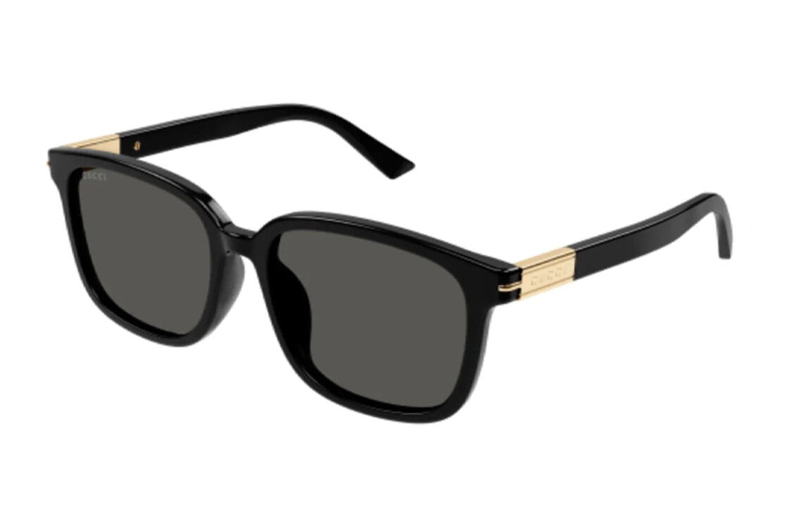 

Очки солнцезащитные мужские Gucci Wayfarer, черный / золотой