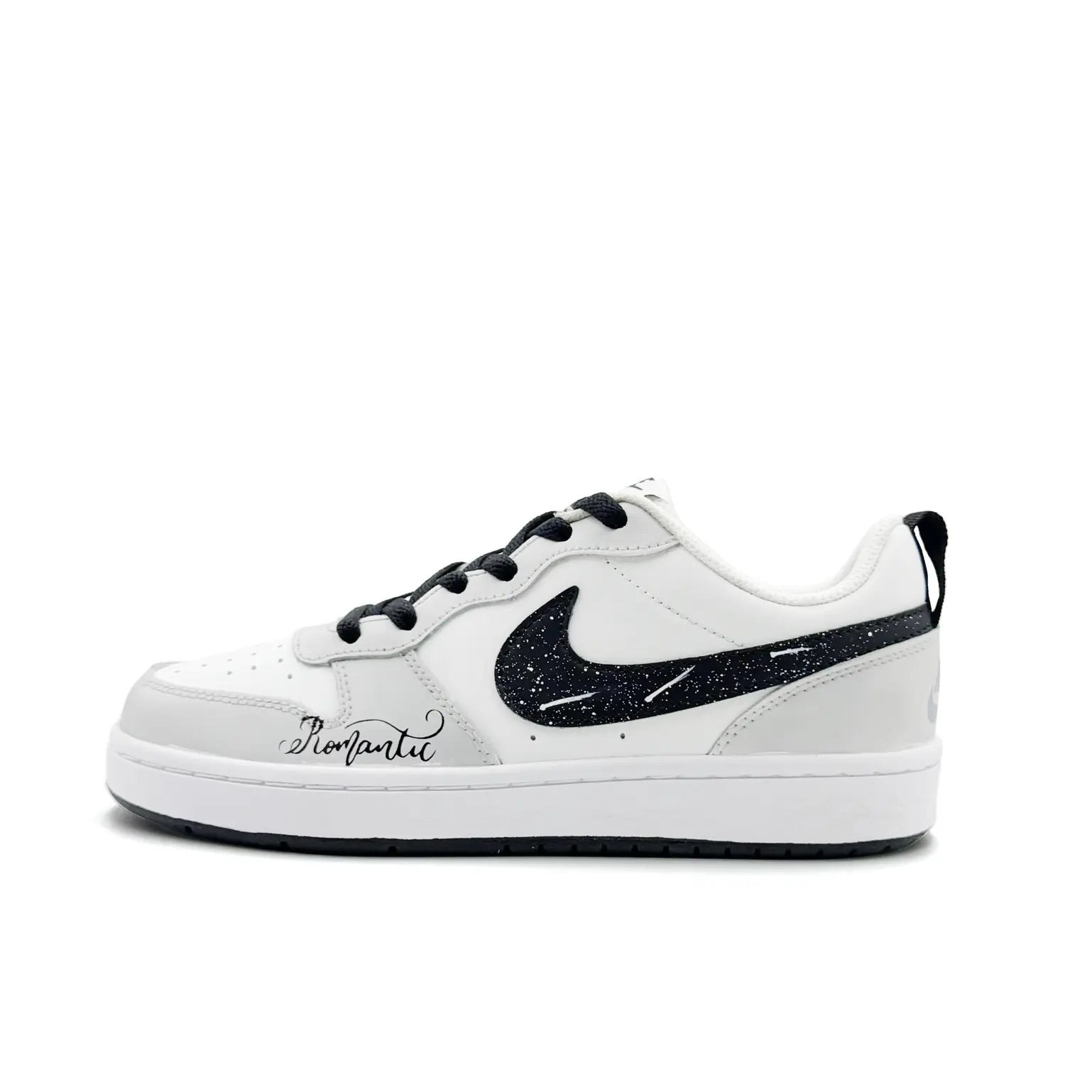 

Nike Кроссовки для скейтбординга Court Borough 2 Dark Shadow Gray Support Low Top для детей, серые, черные, подростковые