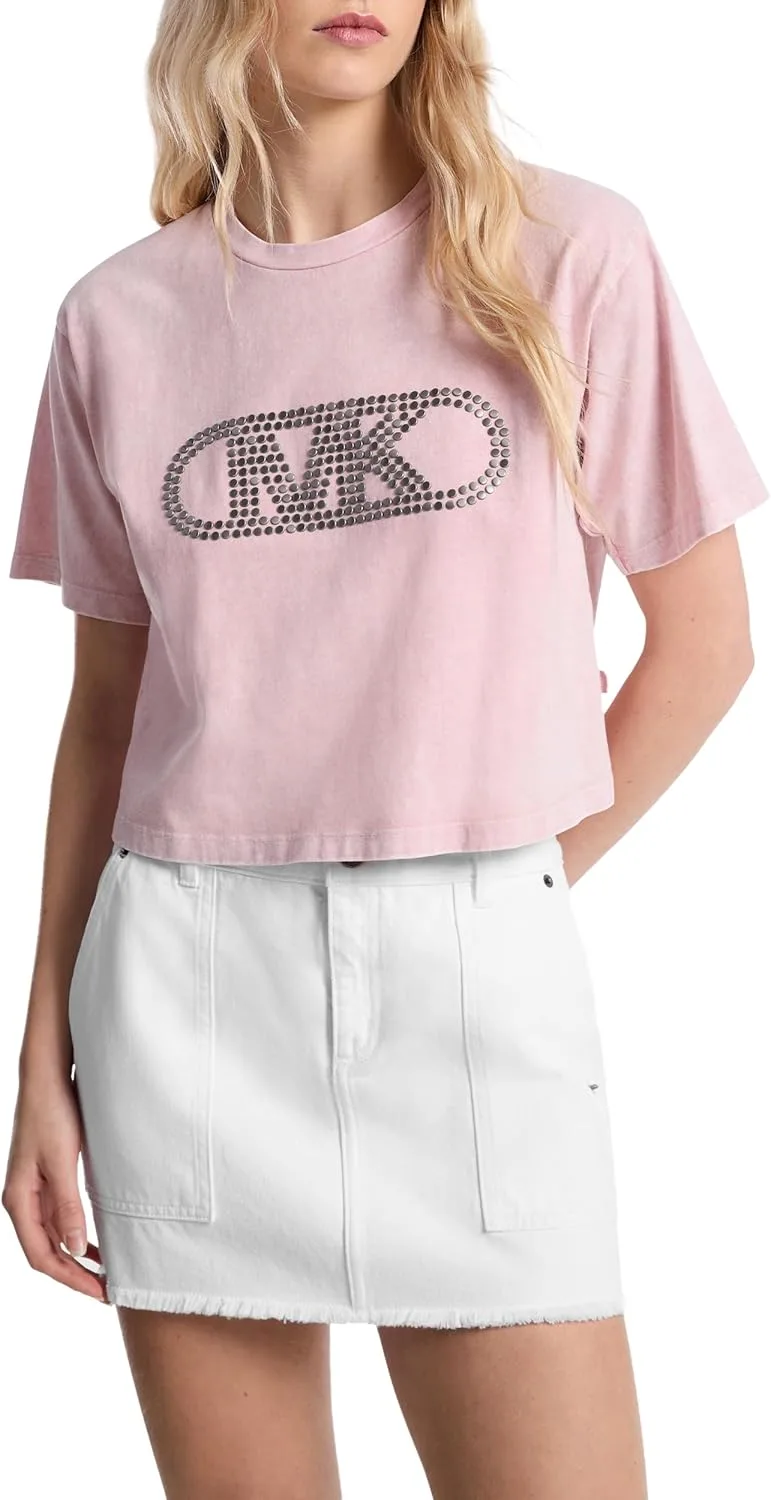 

Michael Kors женская укороченная футболка Empire Stud