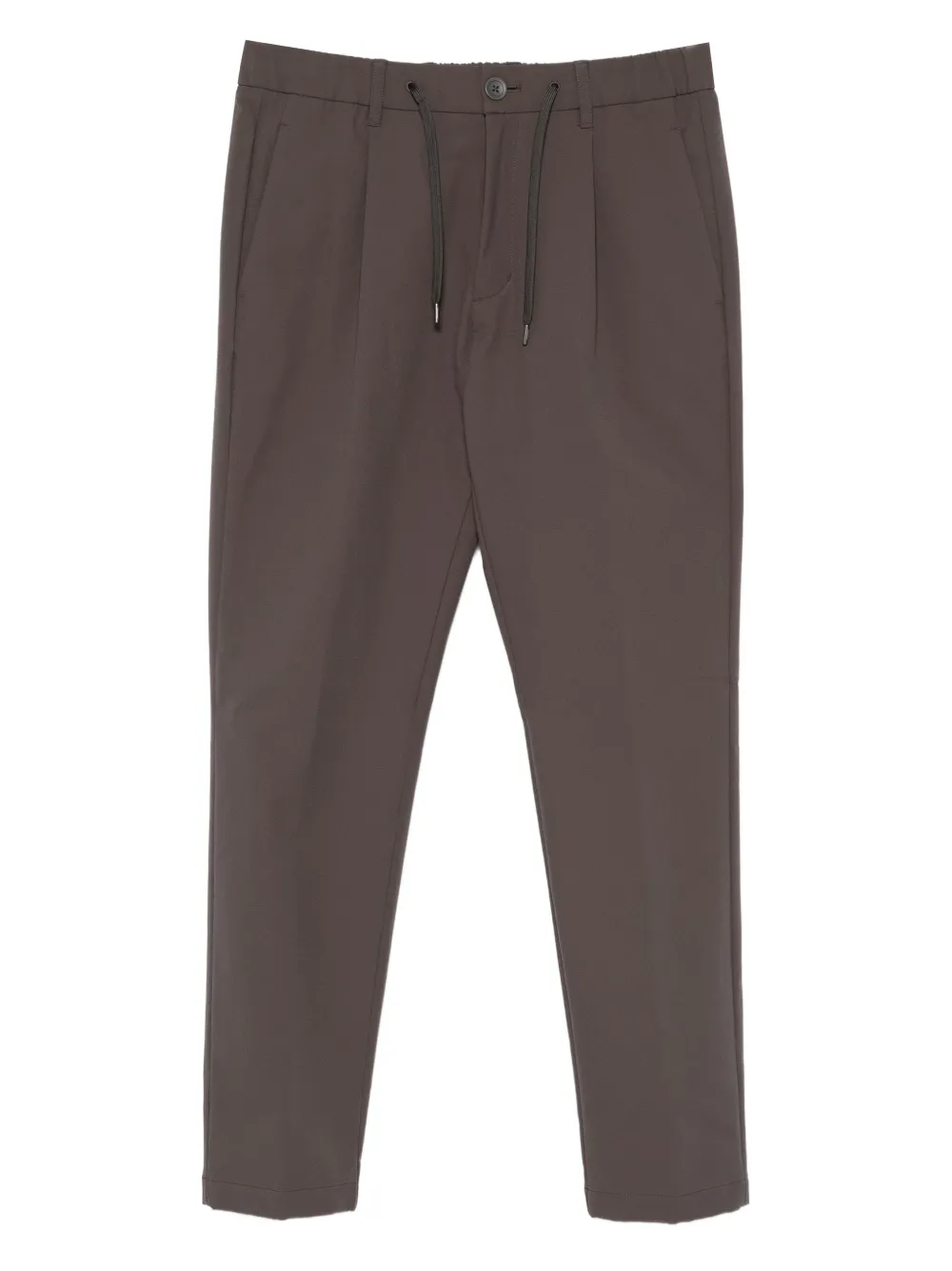 

Брюки с кулиской и складками Herno, серый