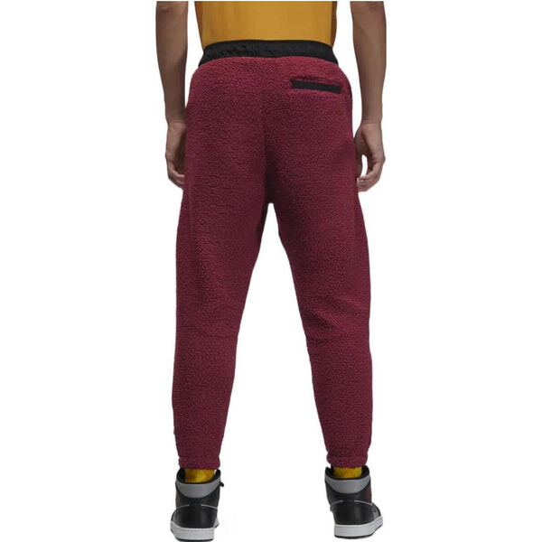 Спортивные штаны Air Jordan Colorblock Embroidered Drawstring Elastic Waistband Bundle Feet Sports Pants Men's Red, красный — фото 3